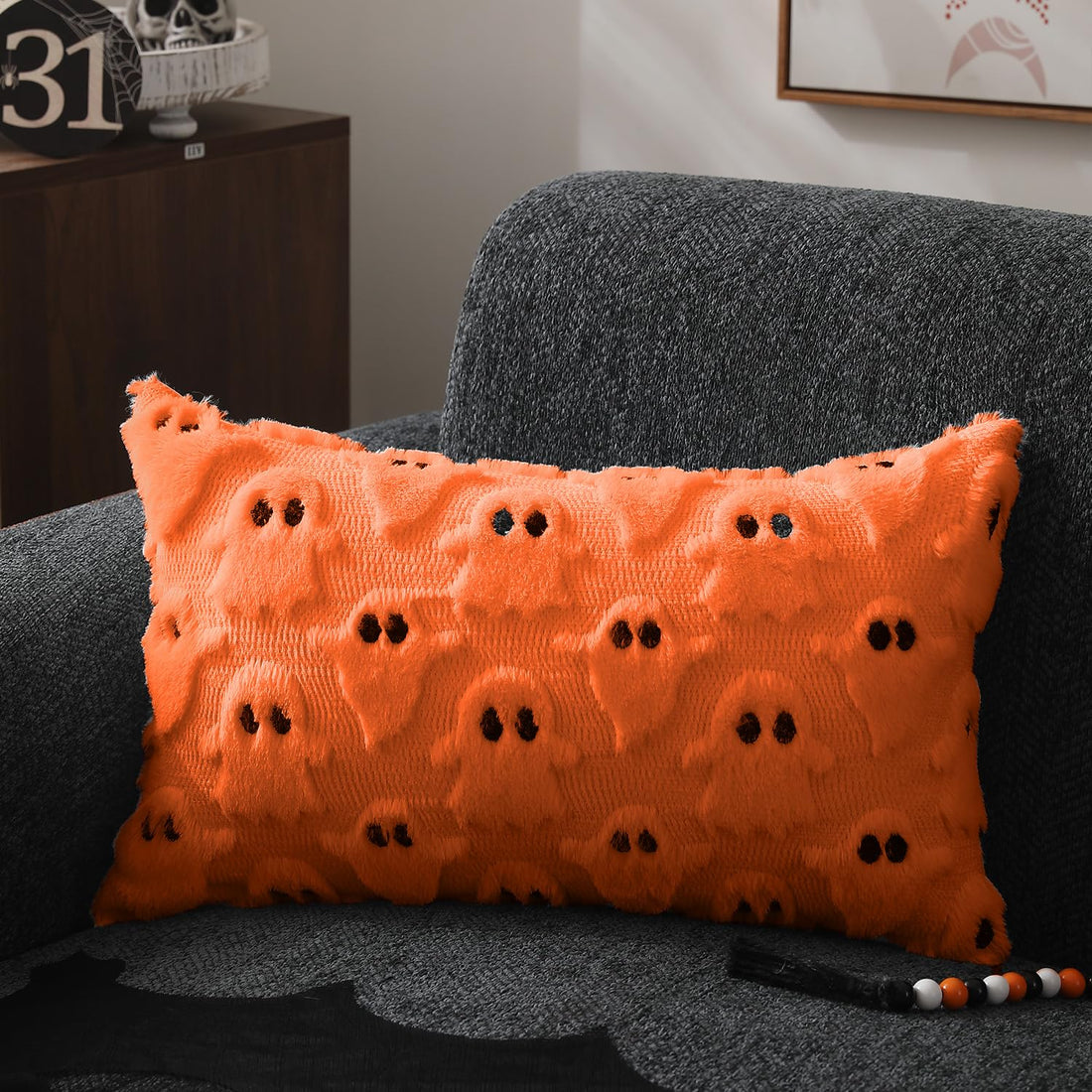 DFXSZ Halloween Ghost Pillow Covers – Set of 2 - DFXSZ Halloween Ghost Pillow Covers – Set of 2