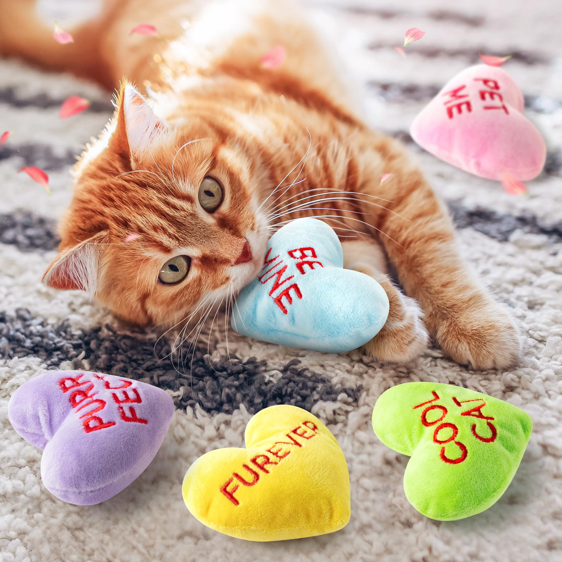 MALLMALL6 Halloween Catnip Toys – 5pcs Pumpkin Teething Set for Kittens & Cats - MALLMALL6 Halloween Catnip Toys – 5pcs Pumpkin Teething Set for Kittens & Cats