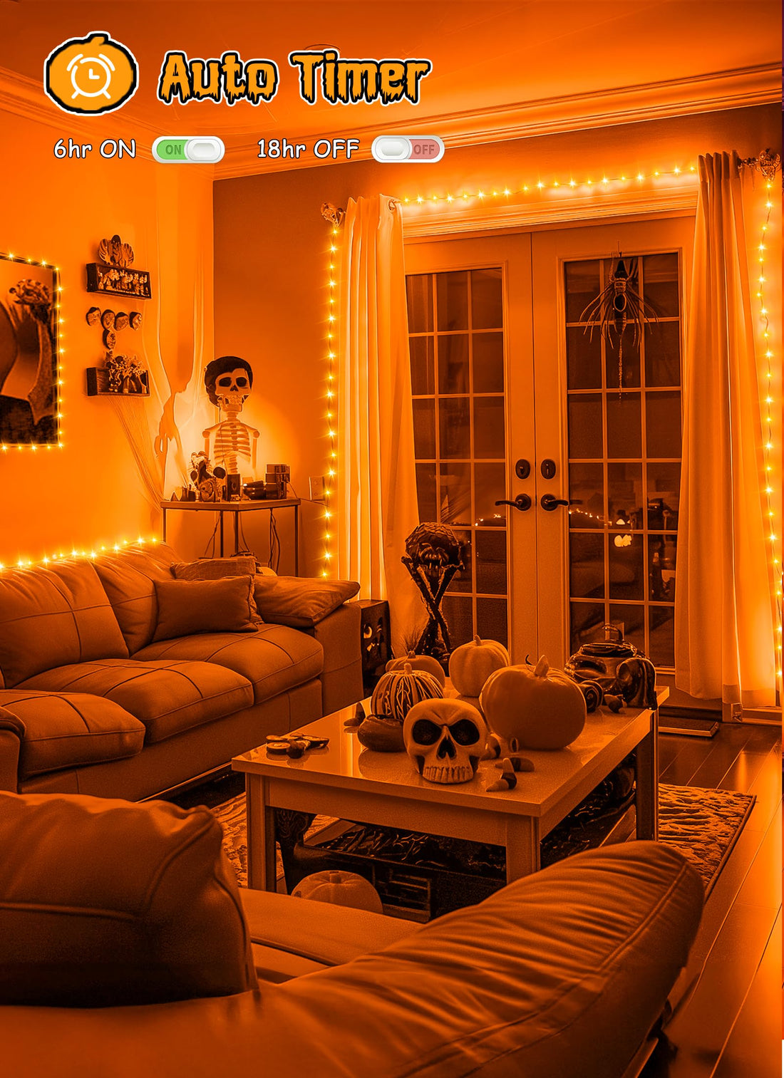 Brightown Battery Operated Halloween Lights Outdoor - Brightown Battery Operated Halloween Lights Outdoor