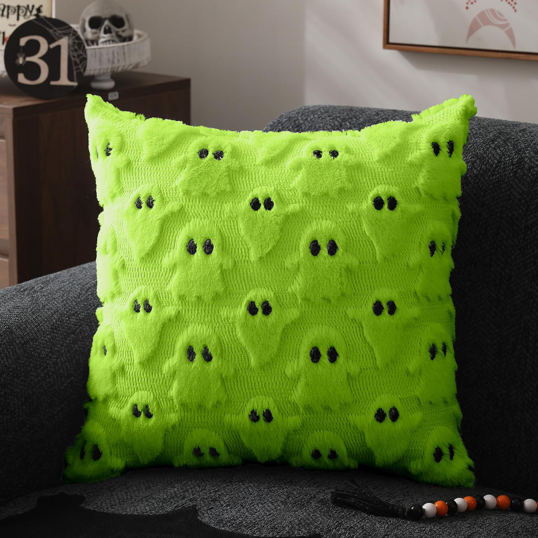 DFXSZ Halloween Ghost Pillow Covers – Set of 2 - DFXSZ Halloween Ghost Pillow Covers – Set of 2