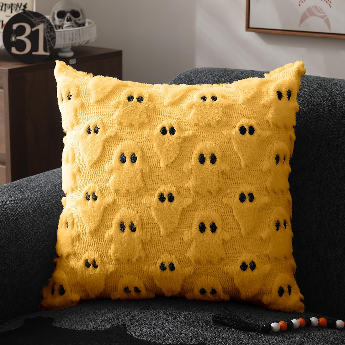 DFXSZ Halloween Ghost Pillow Covers – Set of 2 - DFXSZ Halloween Ghost Pillow Covers – Set of 2