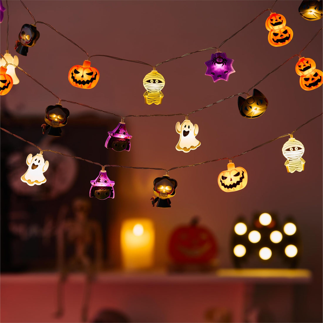 LOLStar 9.8FT Halloween Fairy String Lights - LOLStar 9.8FT Halloween Fairy String Lights