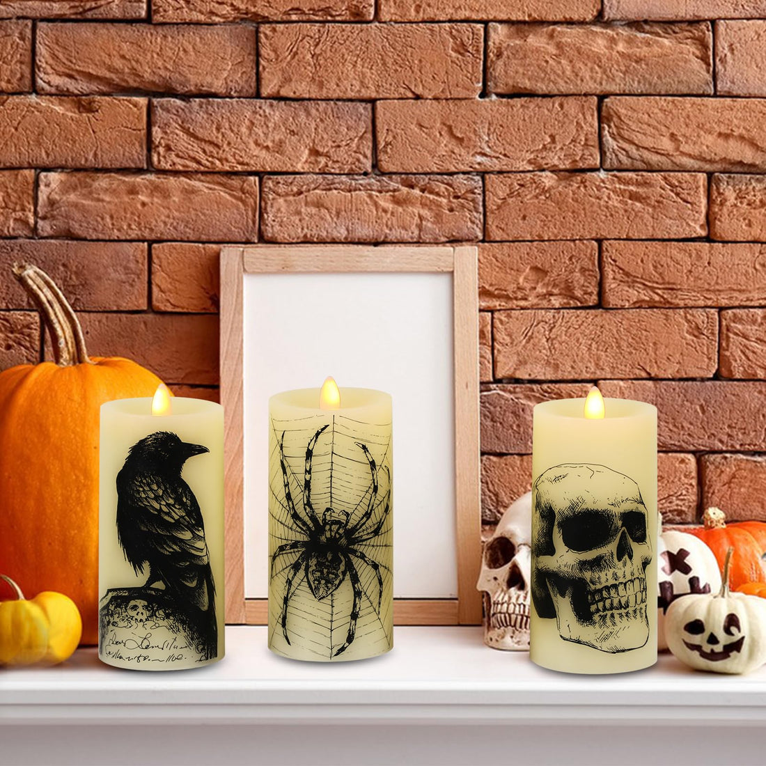 Eldnacele Halloween Flameless LED Candles - Eldnacele Halloween Flameless LED Candles