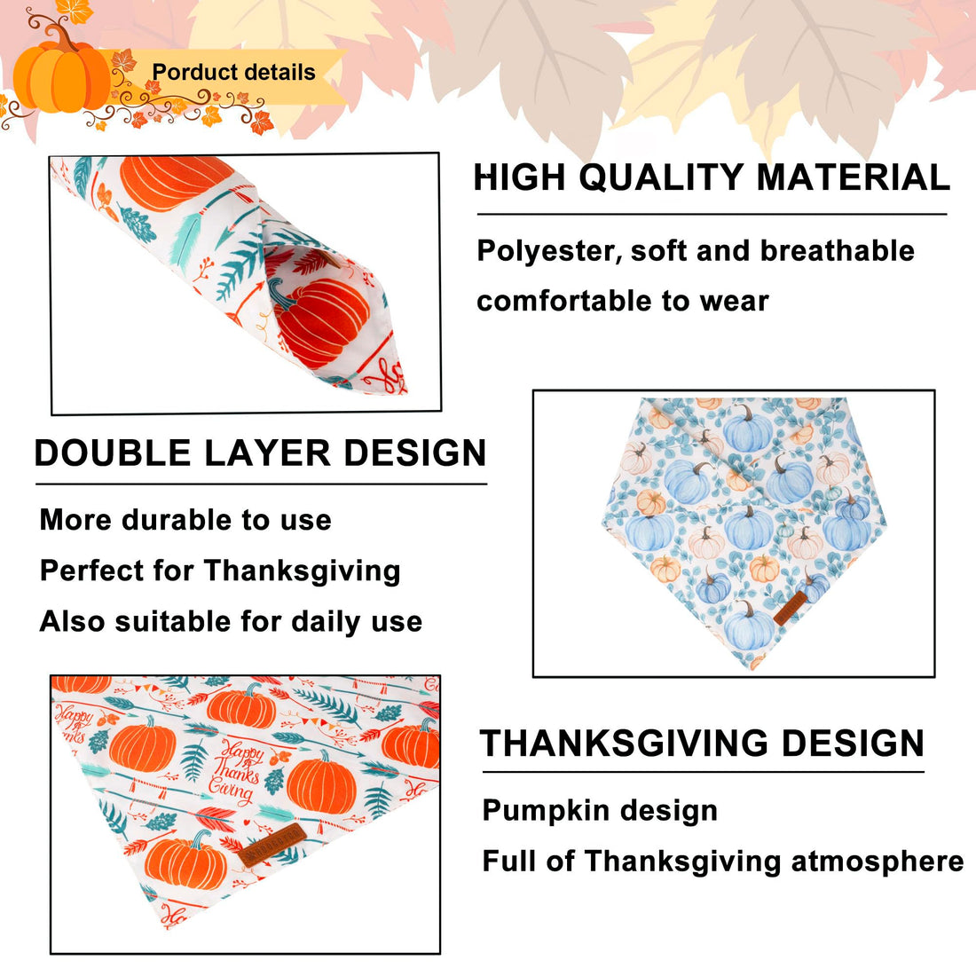 ADOGGYGO Halloween Dog Bandana - ADOGGYGO Halloween Dog Bandana