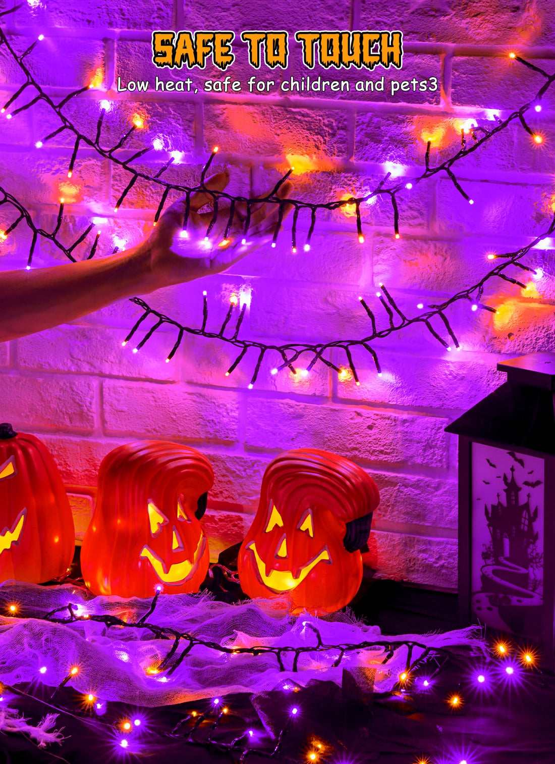 Brightown Battery Operated Halloween Lights Outdoor - Brightown Battery Operated Halloween Lights Outdoor