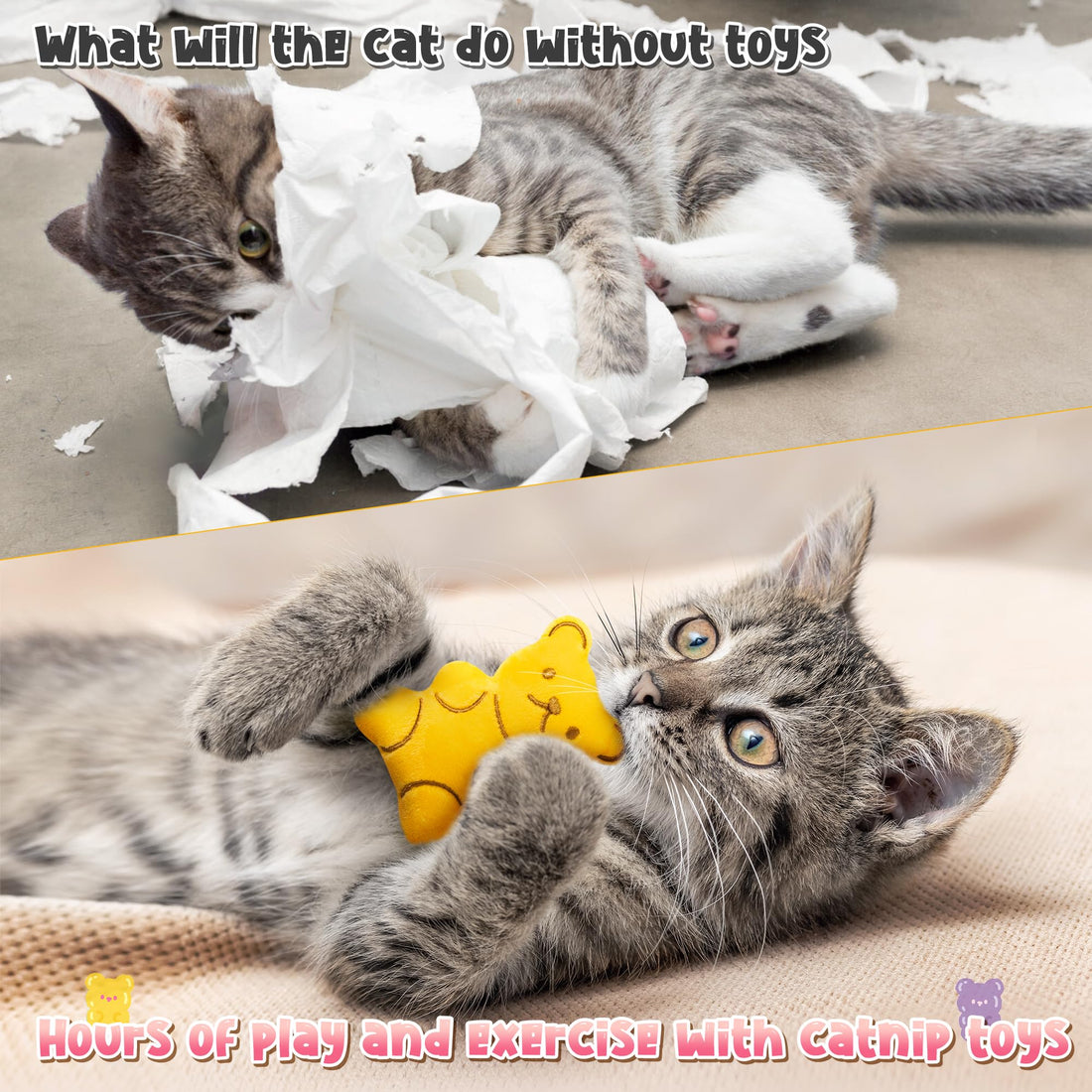 MALLMALL6 Halloween Catnip Toys – 5pcs Pumpkin Teething Set for Kittens & Cats - MALLMALL6 Halloween Catnip Toys – 5pcs Pumpkin Teething Set for Kittens & Cats