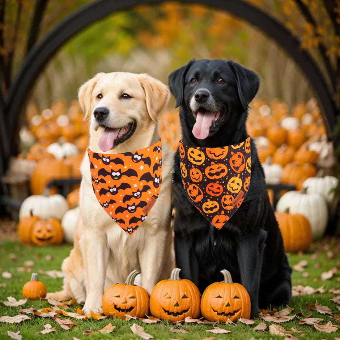 ADOGGYGO Halloween Dog Bandana - ADOGGYGO Halloween Dog Bandana