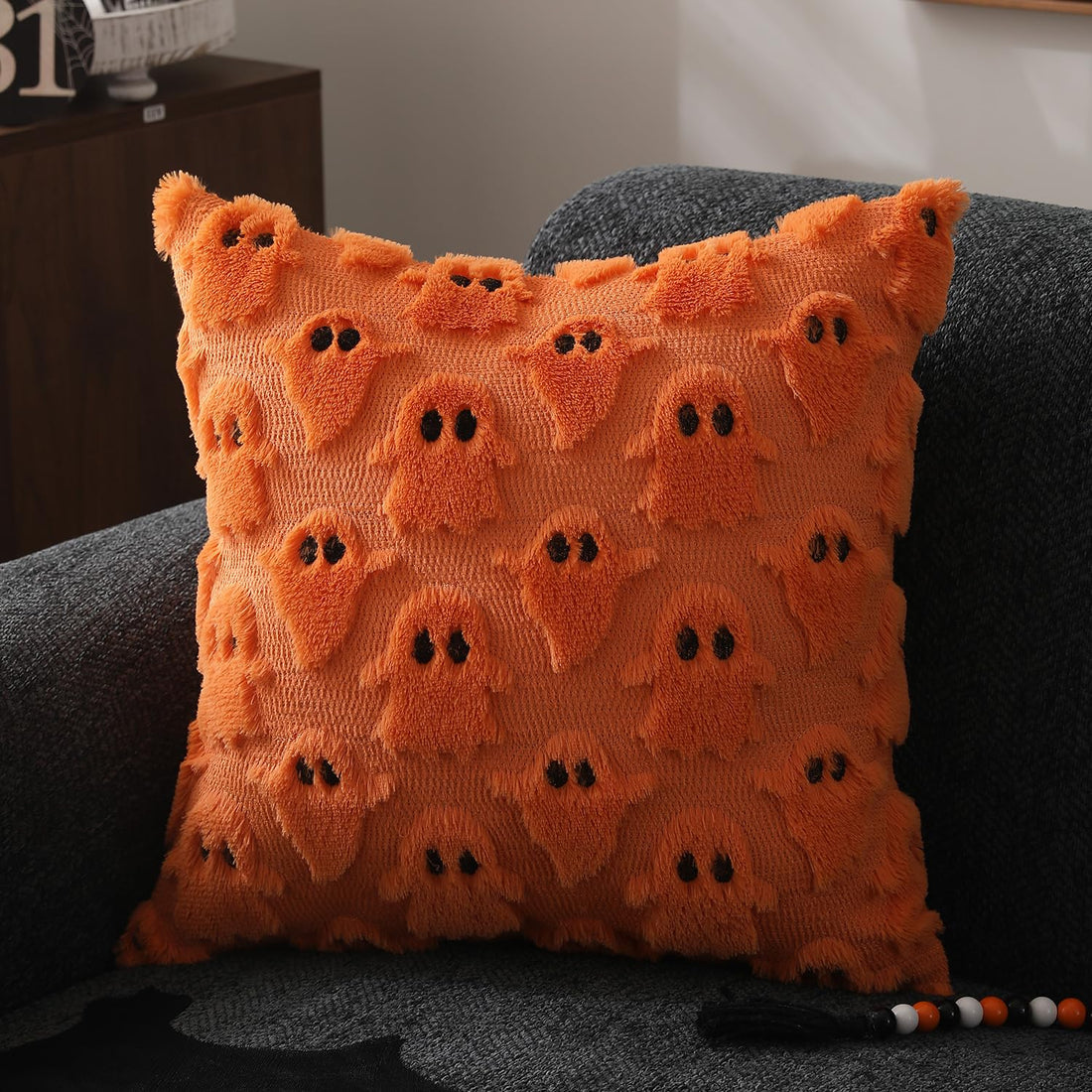 DFXSZ Halloween Ghost Pillow Covers – Set of 2 - DFXSZ Halloween Ghost Pillow Covers – Set of 2
