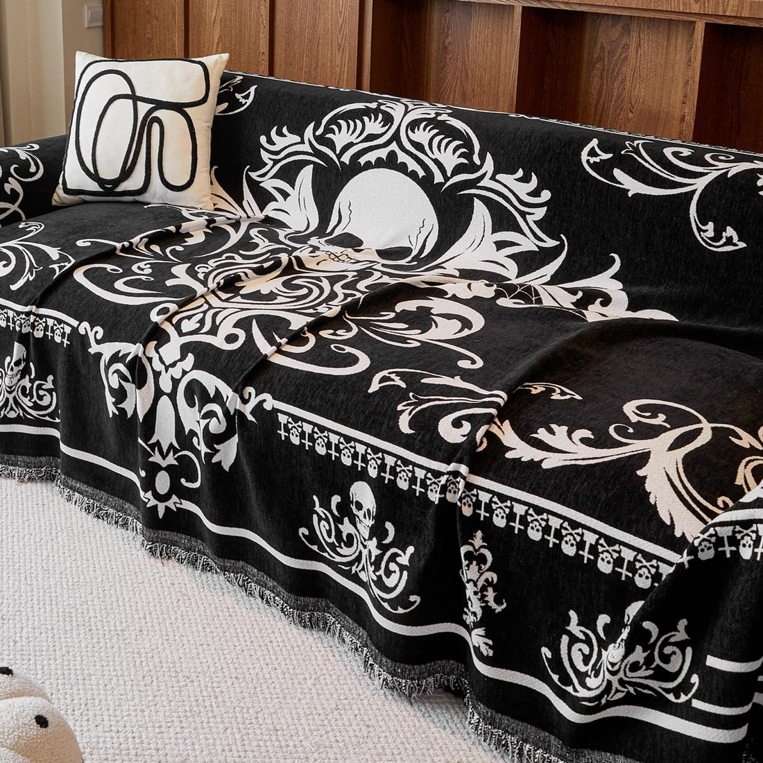 EVENHUG Halloween Reversible Sofa Cover - EVENHUG Halloween Reversible Sofa Cover