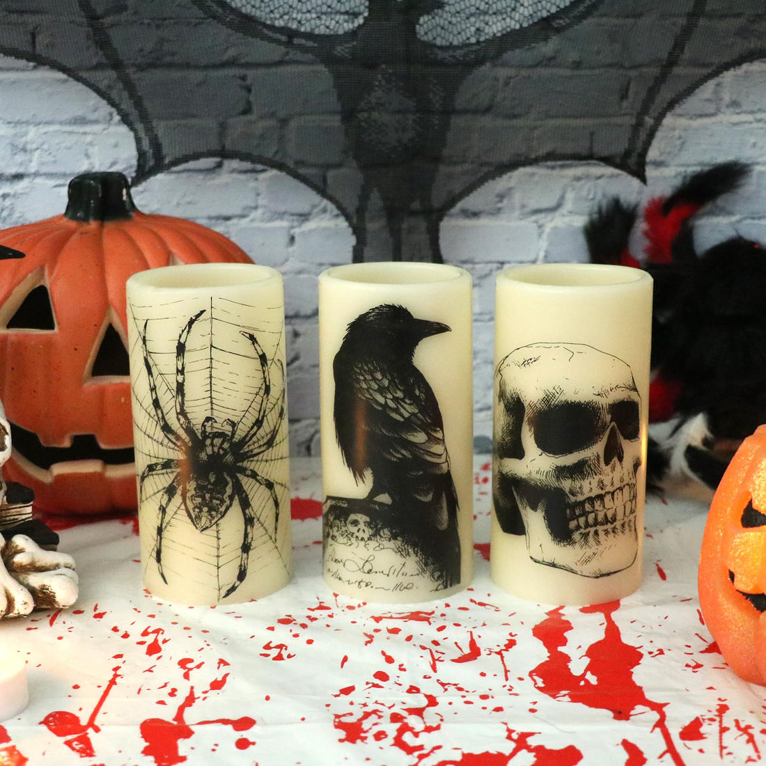 Eldnacele Halloween Flameless LED Candles - Eldnacele Halloween Flameless LED Candles