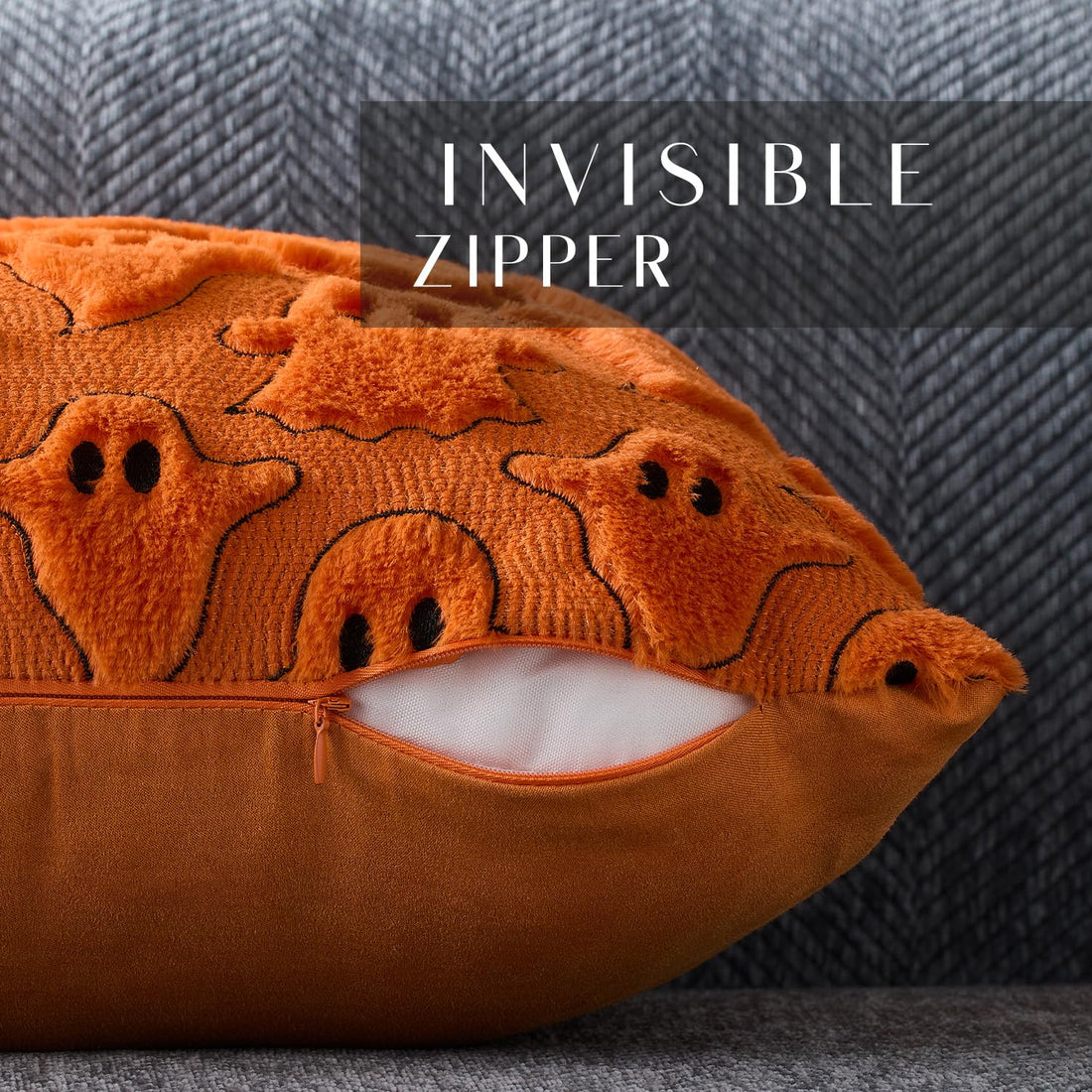DFXSZ Halloween Ghost Pillow Covers – Set of 2 - DFXSZ Halloween Ghost Pillow Covers – Set of 2