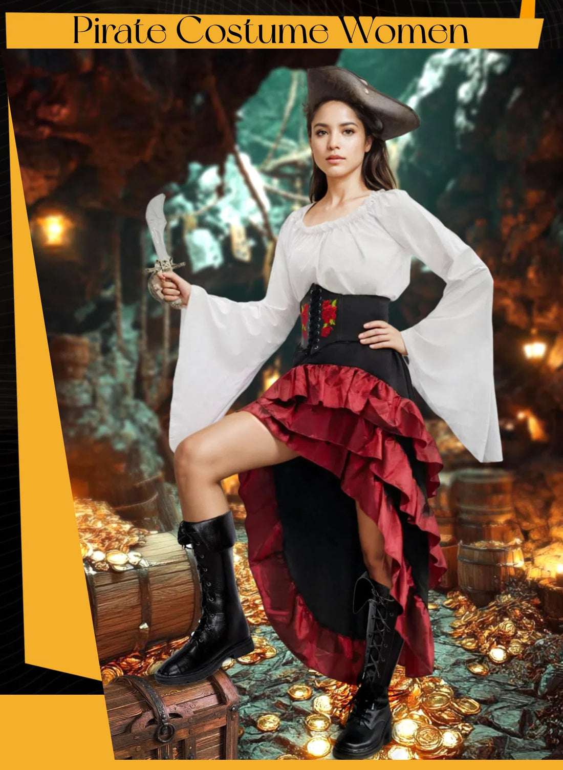 Verceco Women’s Pirate Costume - Verceco Women’s Pirate Costume