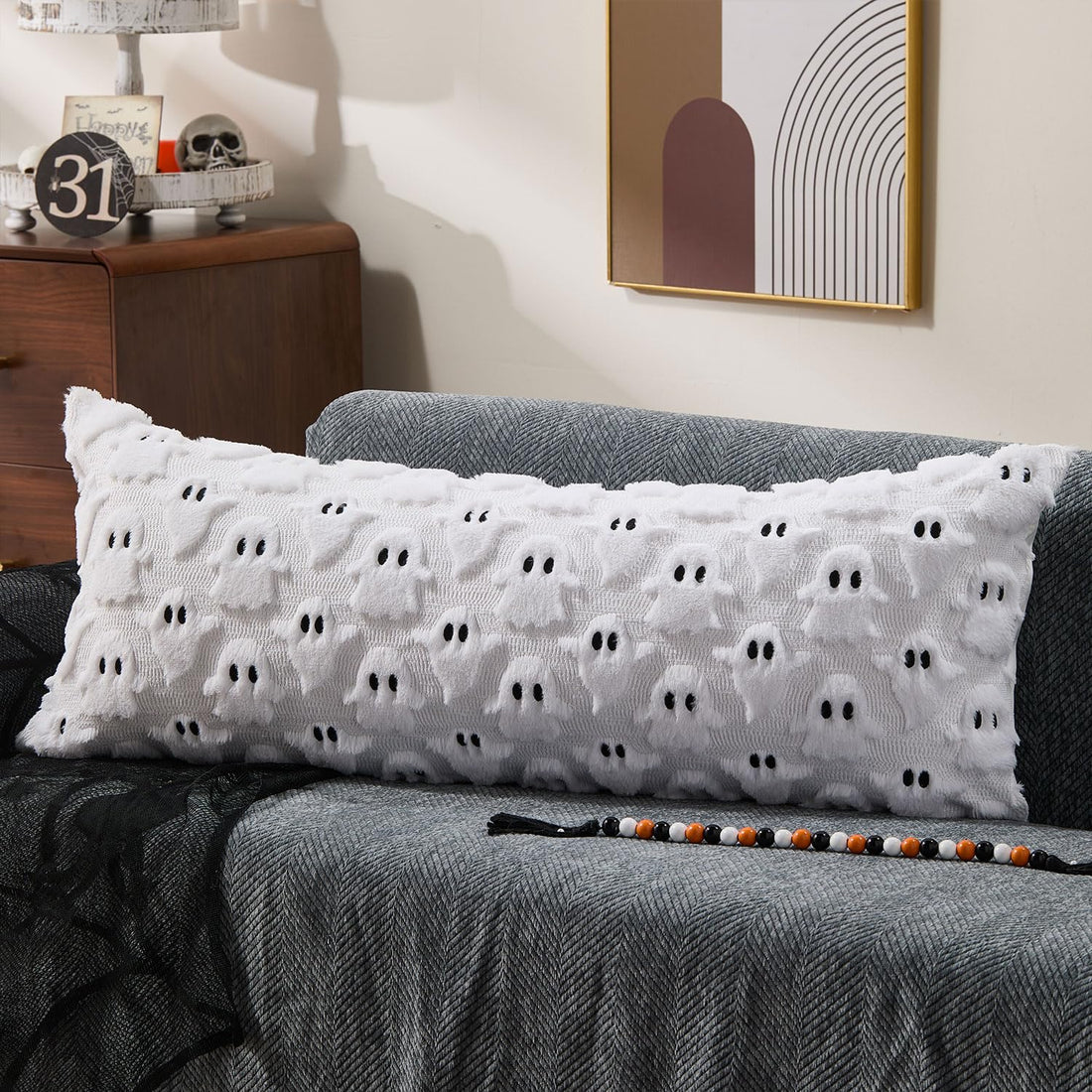 DFXSZ Halloween Ghost Pillow Covers – Set of 2 - DFXSZ Halloween Ghost Pillow Covers – Set of 2