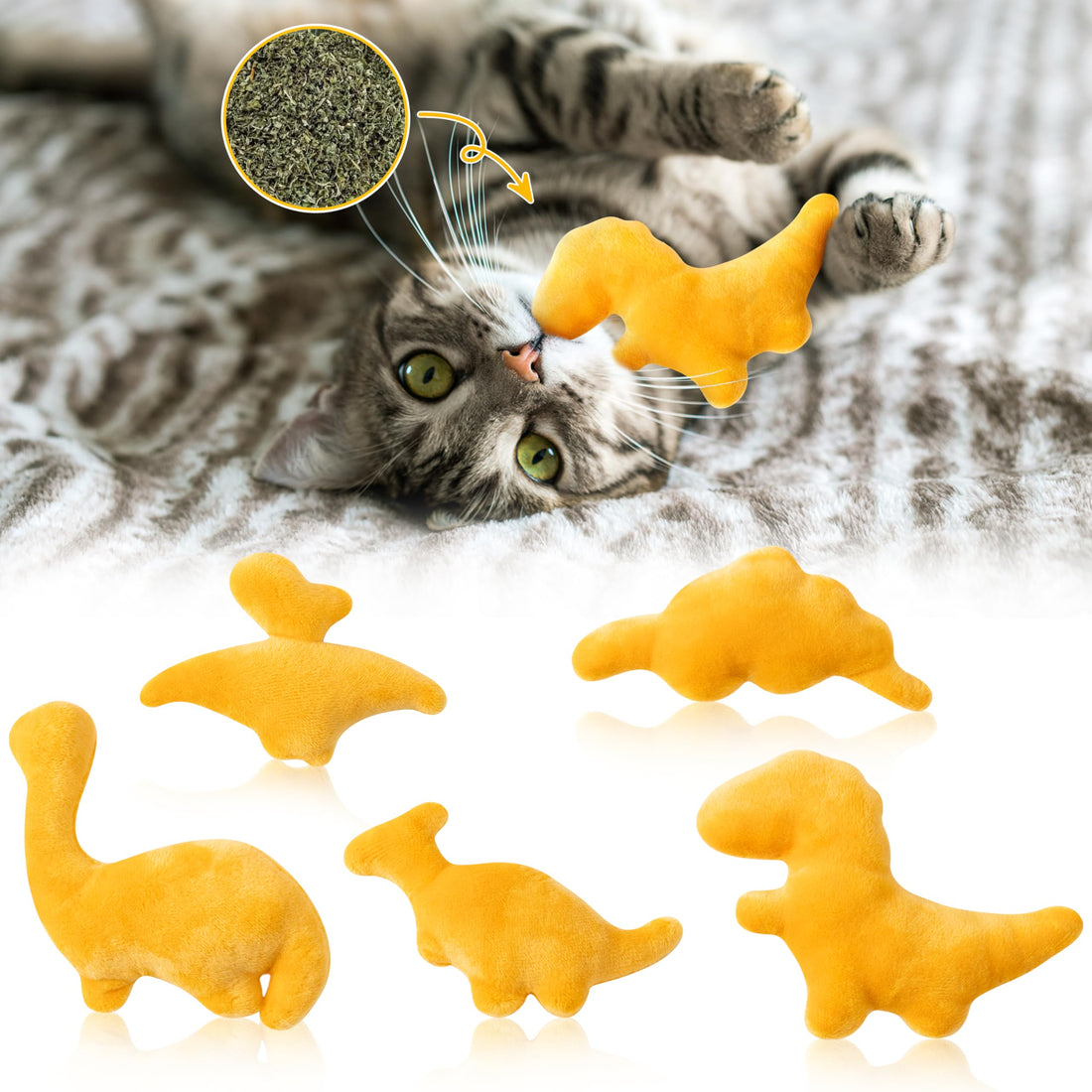 MALLMALL6 Halloween Catnip Toys – 5pcs Pumpkin Teething Set for Kittens & Cats - MALLMALL6 Halloween Catnip Toys – 5pcs Pumpkin Teething Set for Kittens & Cats