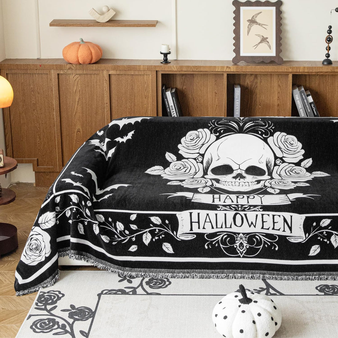 EVENHUG Halloween Reversible Sofa Cover - EVENHUG Halloween Reversible Sofa Cover