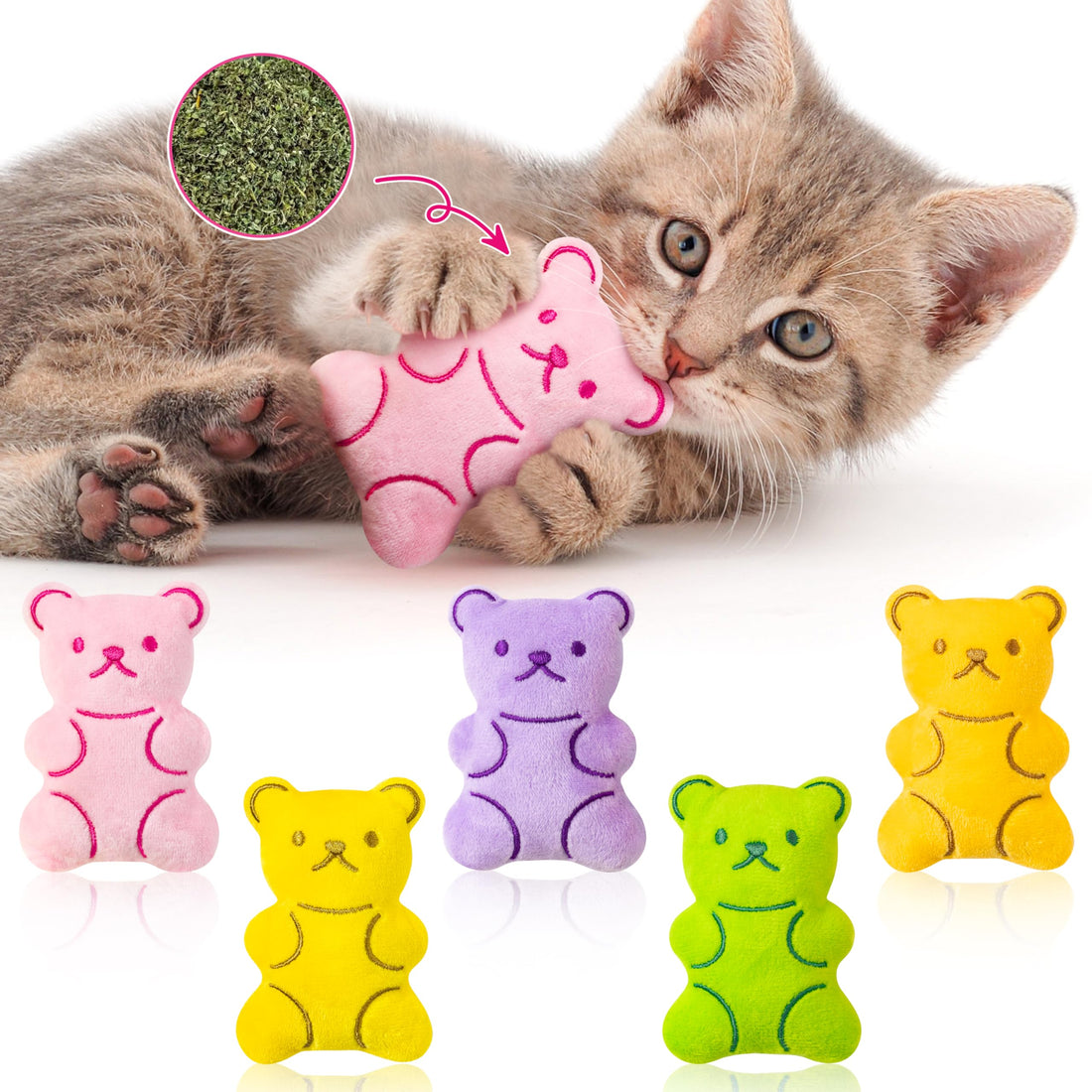 MALLMALL6 Halloween Catnip Toys – 5pcs Pumpkin Teething Set for Kittens & Cats - MALLMALL6 Halloween Catnip Toys – 5pcs Pumpkin Teething Set for Kittens & Cats