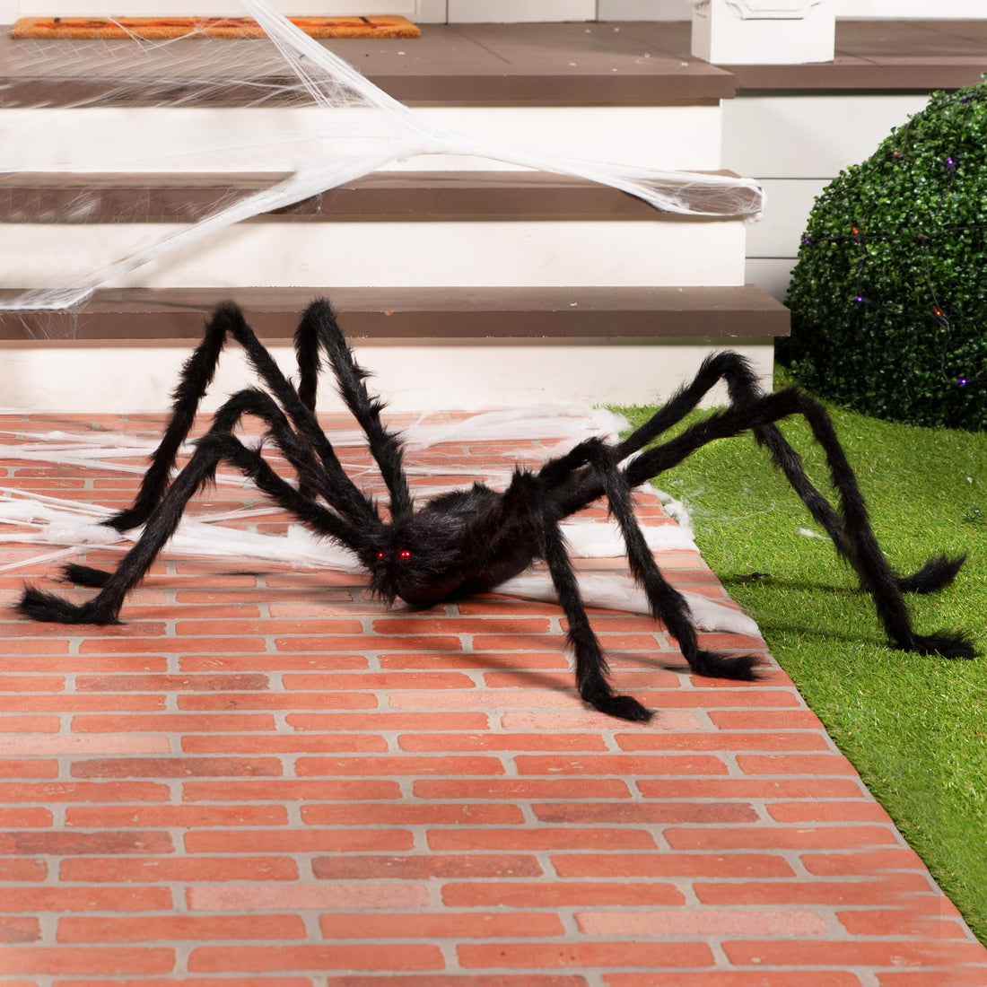 JOYIN 5ft Giant Halloween Spider – Large Black Spider for Outdoor Yard - JOYIN 5ft Giant Halloween Spider – Large Black Spider for Outdoor Yard