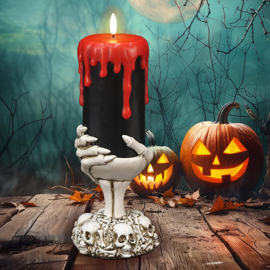 Eldnacele Halloween Flameless LED Candles - Eldnacele Halloween Flameless LED Candles