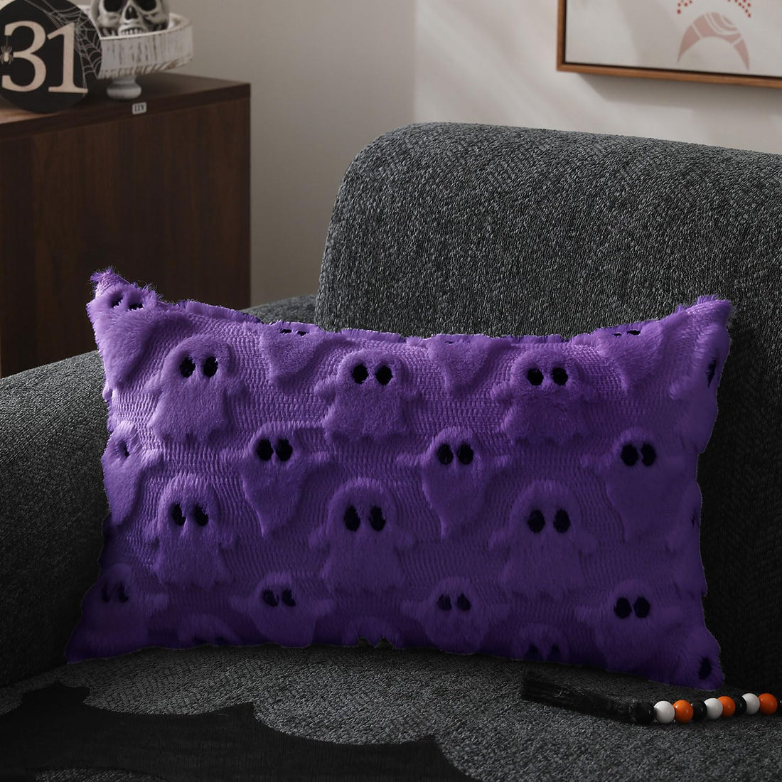 DFXSZ Halloween Ghost Pillow Covers – Set of 2 - DFXSZ Halloween Ghost Pillow Covers – Set of 2
