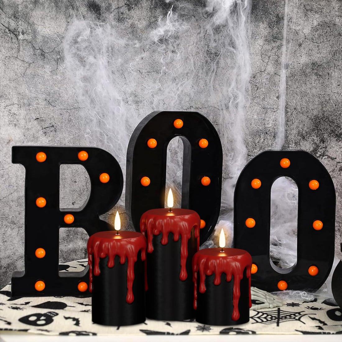Eldnacele Halloween Flameless LED Candles - Eldnacele Halloween Flameless LED Candles