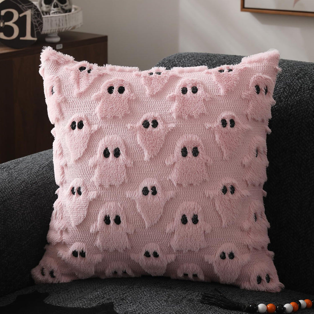 DFXSZ Halloween Ghost Pillow Covers – Set of 2 - DFXSZ Halloween Ghost Pillow Covers – Set of 2