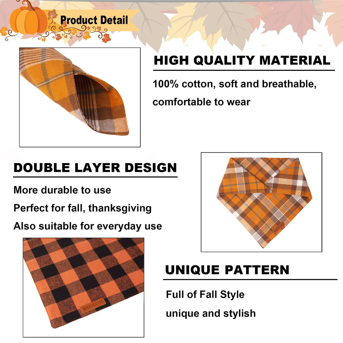 ADOGGYGO Halloween Dog Bandana - ADOGGYGO Halloween Dog Bandana
