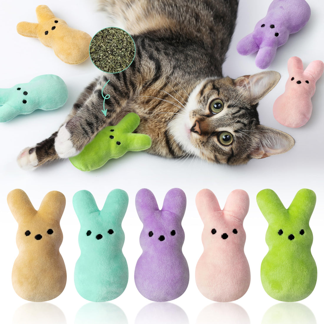 MALLMALL6 Halloween Catnip Toys – 5pcs Pumpkin Teething Set for Kittens & Cats - MALLMALL6 Halloween Catnip Toys – 5pcs Pumpkin Teething Set for Kittens & Cats