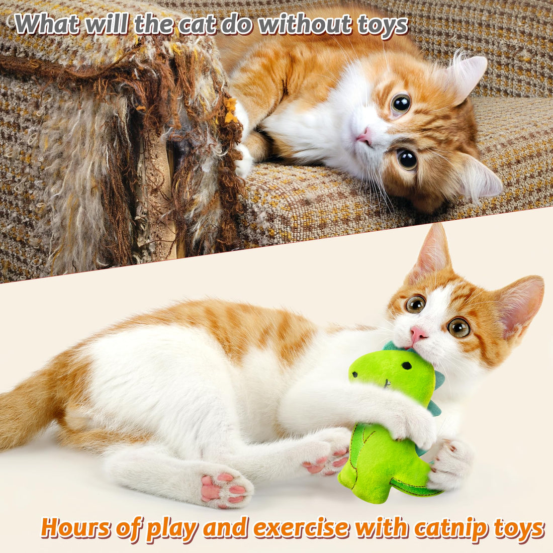 MALLMALL6 Halloween Catnip Toys – 5pcs Pumpkin Teething Set for Kittens & Cats - MALLMALL6 Halloween Catnip Toys – 5pcs Pumpkin Teething Set for Kittens & Cats