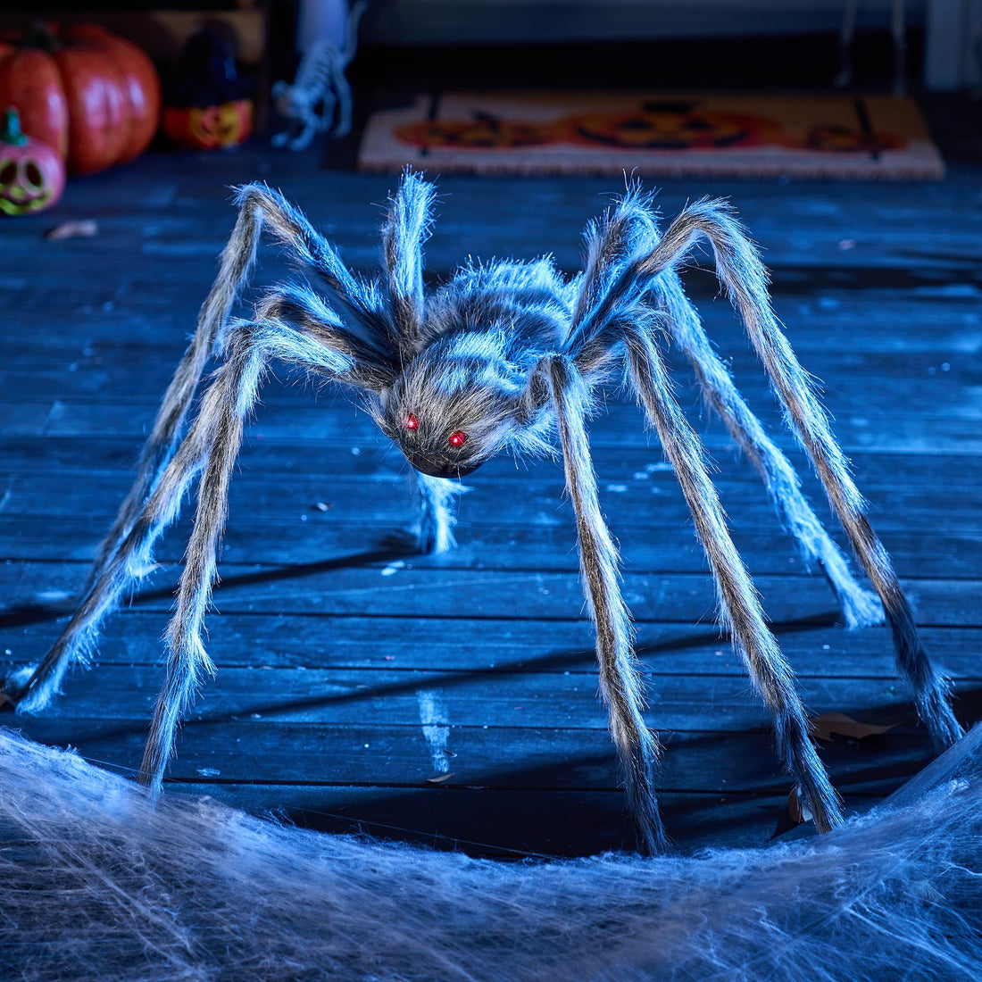 JOYIN 5ft Giant Halloween Spider – Large Black Spider for Outdoor Yard - JOYIN 5ft Giant Halloween Spider – Large Black Spider for Outdoor Yard