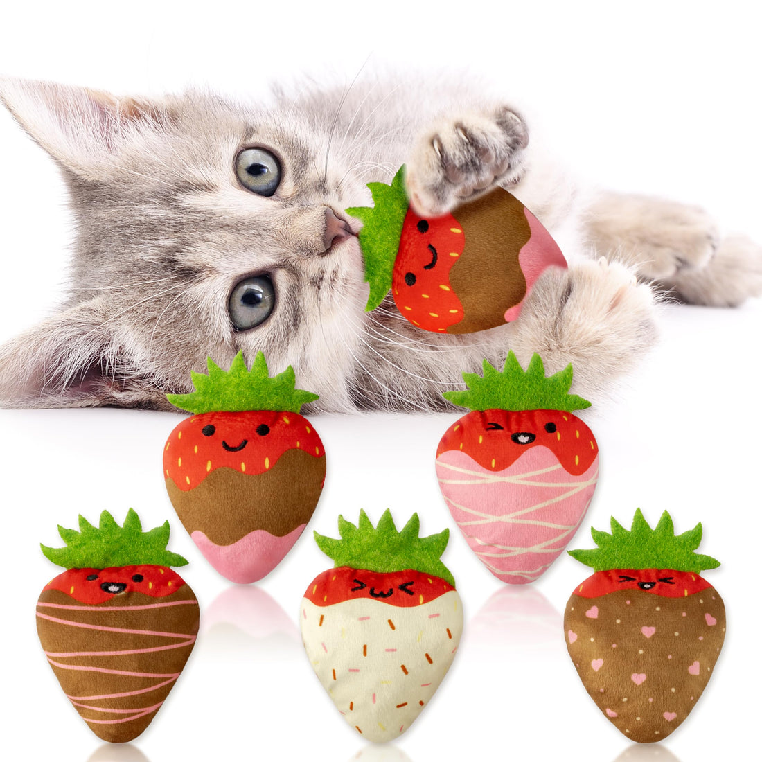 MALLMALL6 Halloween Catnip Toys – 5pcs Pumpkin Teething Set for Kittens & Cats - MALLMALL6 Halloween Catnip Toys – 5pcs Pumpkin Teething Set for Kittens & Cats