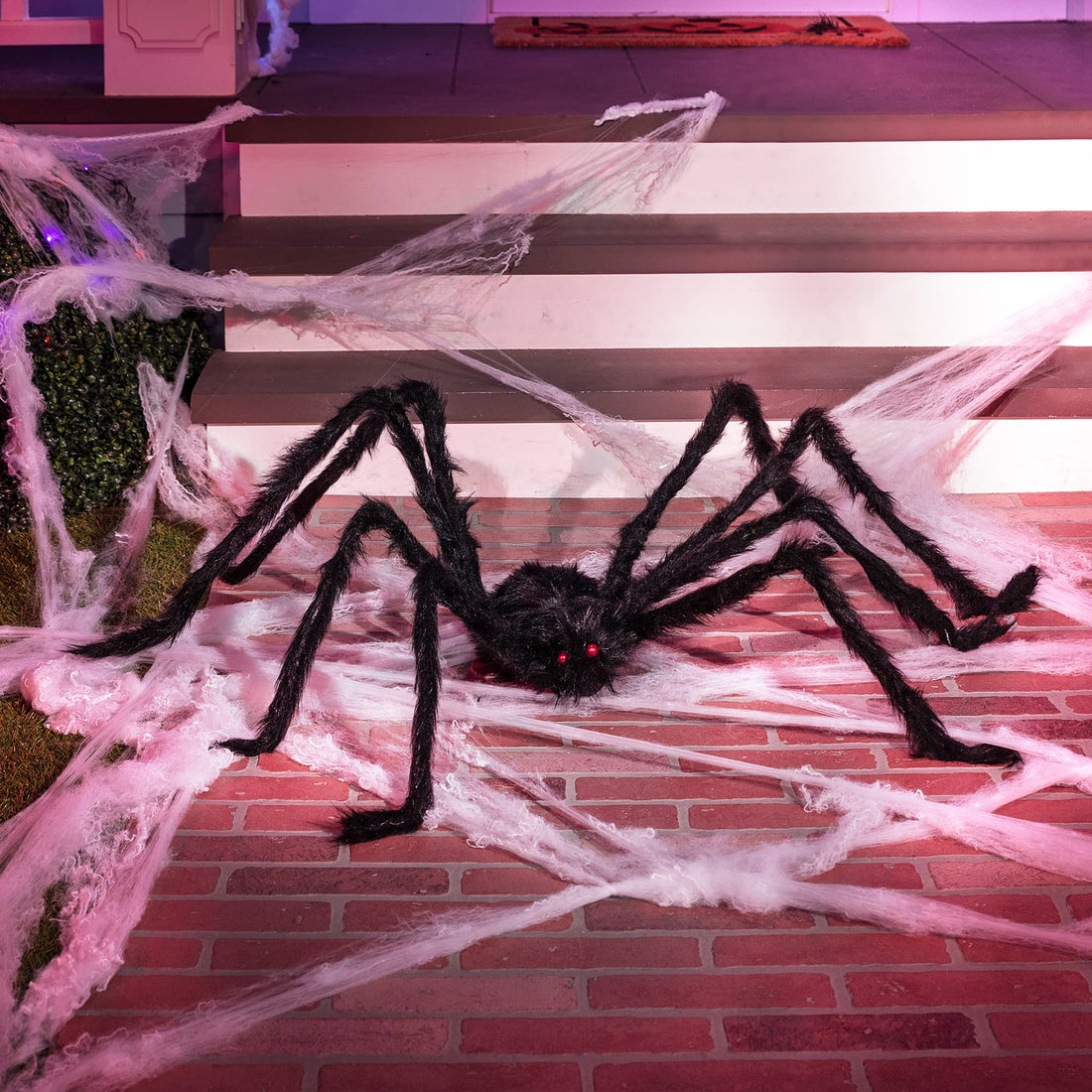 JOYIN 5ft Giant Halloween Spider – Large Black Spider for Outdoor Yard - JOYIN 5ft Giant Halloween Spider – Large Black Spider for Outdoor Yard