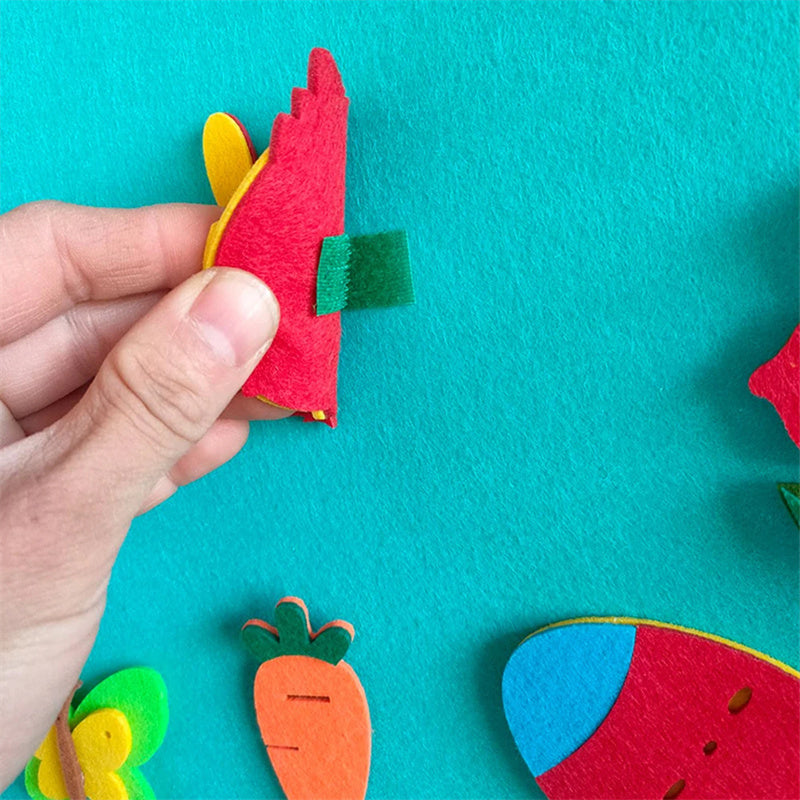 Easter Kids DIY Felt Bunny Pendants Toy with Detachable Alphabet - Easter Kids DIY Felt Bunny Pendants Toy with Detachable Alphabet