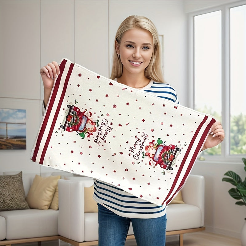 5-Piece Christmas Towel Set - 5-Piece Christmas Towel Set