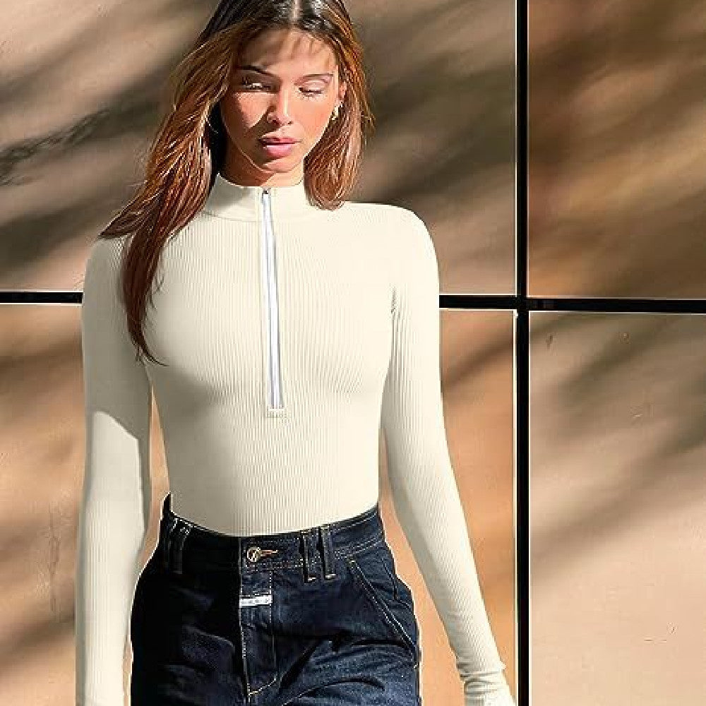 Women’s Long Sleeve Slimming Jumpsuit - Seamless Tummy Control Romper for Parties & Casual Wear - Women’s Long Sleeve Slimming Jumpsuit - Seamless Tummy Control Romper for Parties & Casual Wear