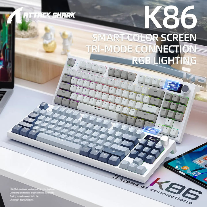 Elevate Your Typing Experience with the K86 Wireless Mechanical Keyboard