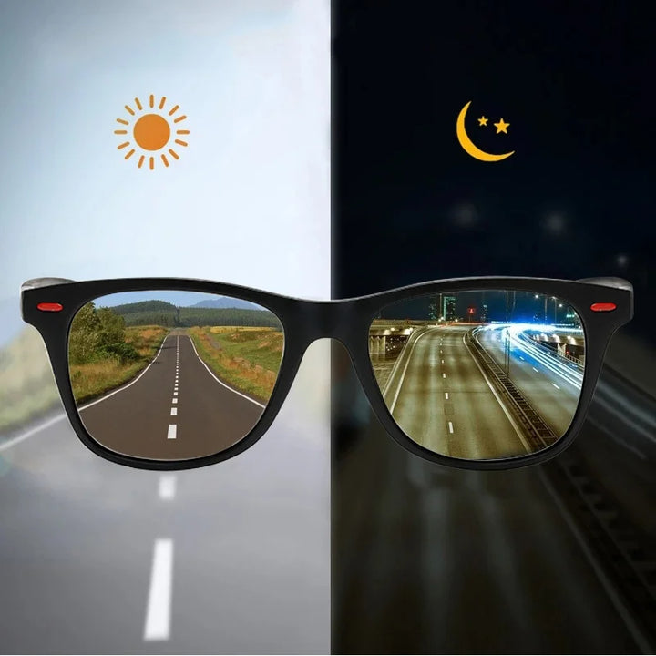 Clear Night Vision UV400 Polarized Sunglasses for Driving