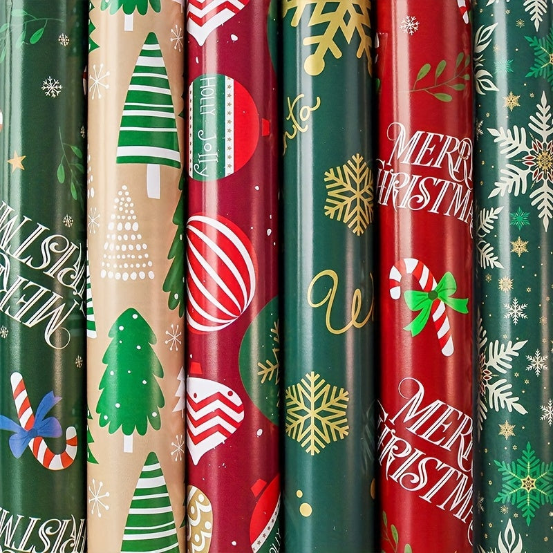 6-Pack Christmas Wrapping Paper - 6-Pack Christmas Wrapping Paper