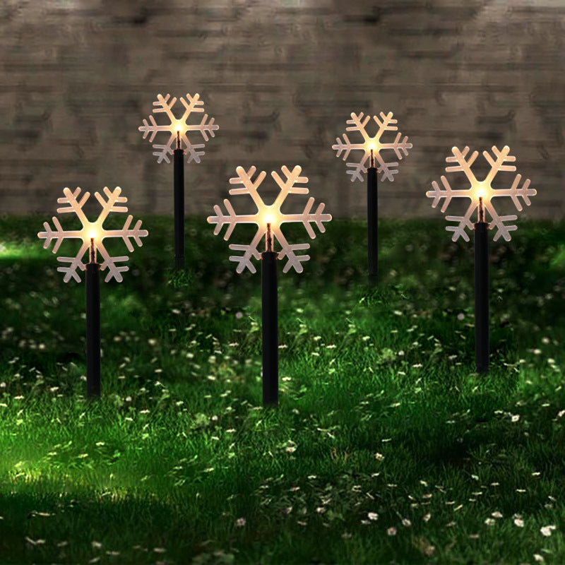 Outdoor Snowflake LED Garden Lights - Outdoor Snowflake LED Garden Lights