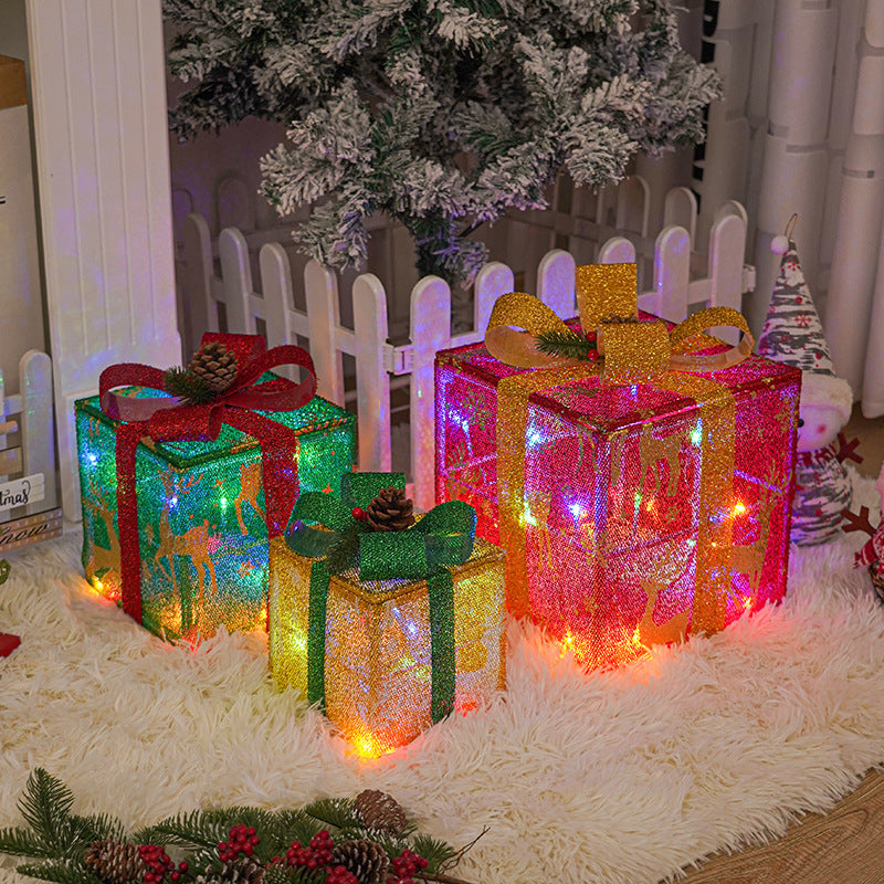 Light-Up Gift Box Decorations for Yard - Light-Up Gift Box Decorations for Yard