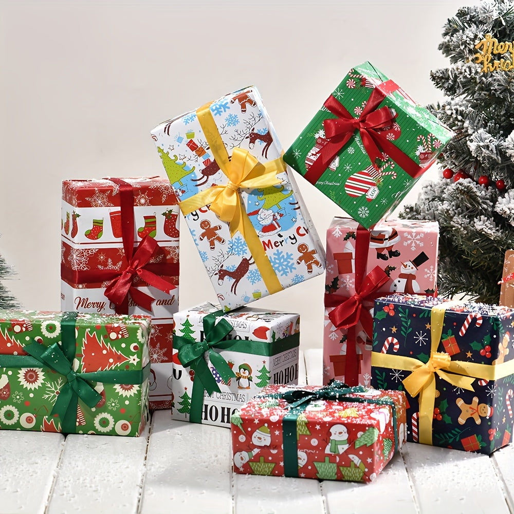 8-Pack Christmas Wrapping Paper - 8-Pack Christmas Wrapping Paper