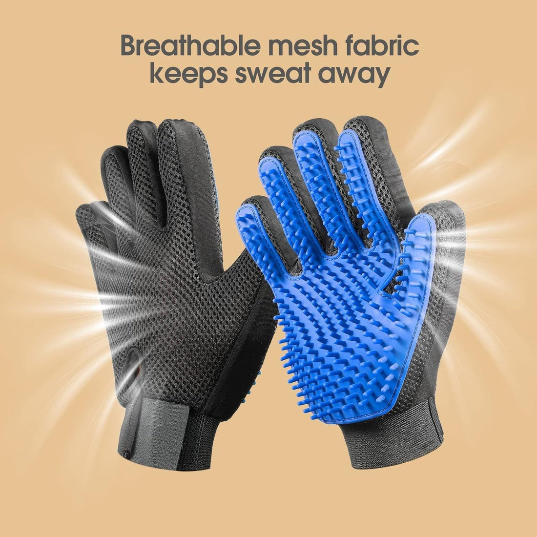 Pet Grooming Brush and Hair Remover Gloves - Pet Grooming Brush and Hair Remover Gloves