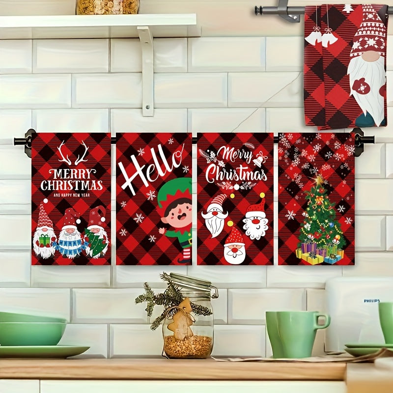 5-Piece Christmas Towel Set - 5-Piece Christmas Towel Set